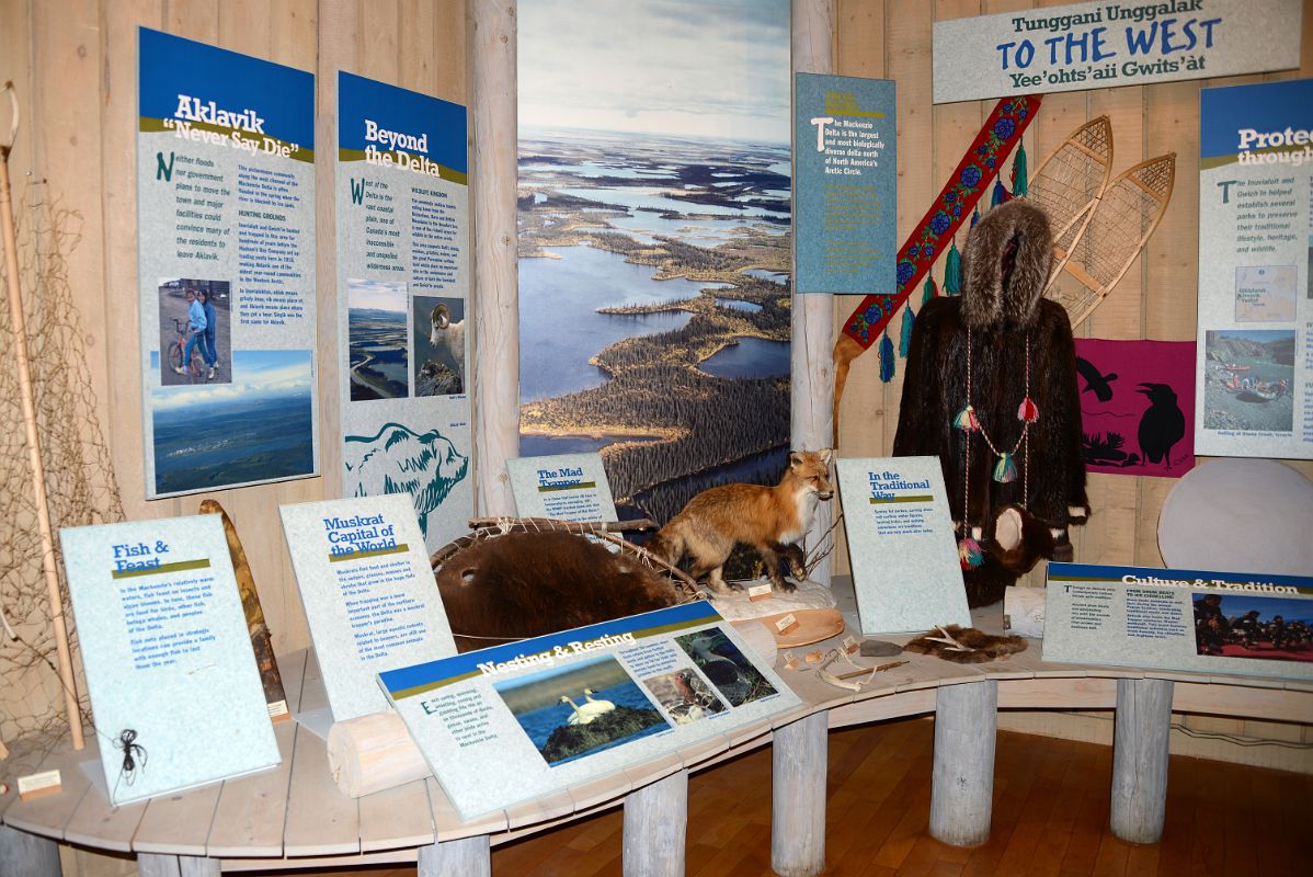 09C The West Display Includes A Traditional Parka Inside The Western Arctic Regional Visitor Centre In Inuvik Northwest Territories